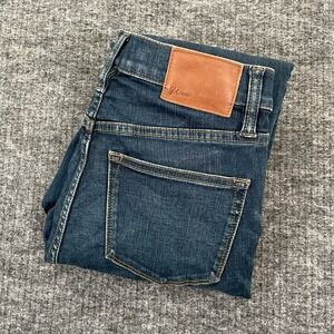 J‎ Crew LookOut High Rise Skinny Blue Jeans Women's Size 27 Stretch Denim